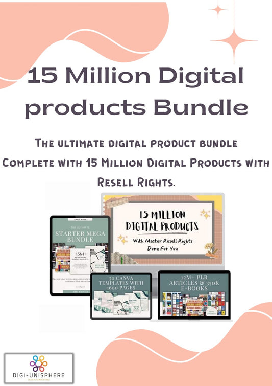 15 Million + Digital Products
